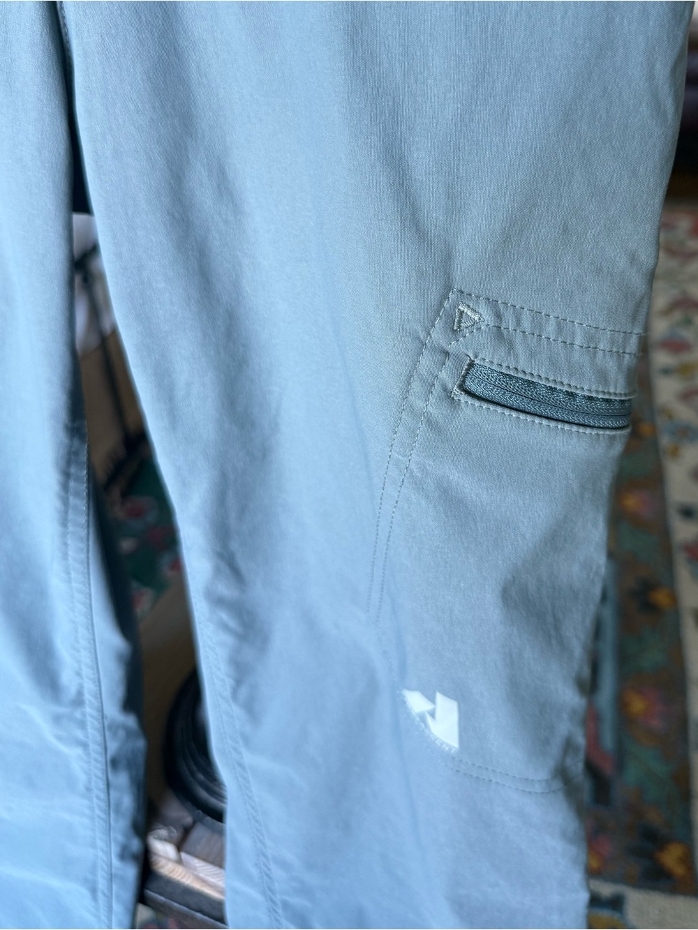 Eddie Bauer Women’s or Girl’s First Ascent Gray Blue Quick Dry Cargo Pants, 0 - Picture 3 of 11